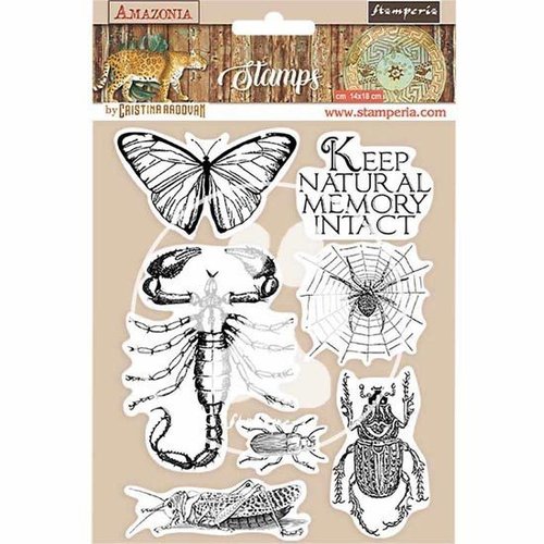 Stamperia Stempel Amazonia Butterfly WTKCC193