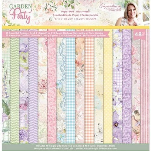 Crafters Companion Garden Party 15x15 Paper Pad S-GP-PAD6