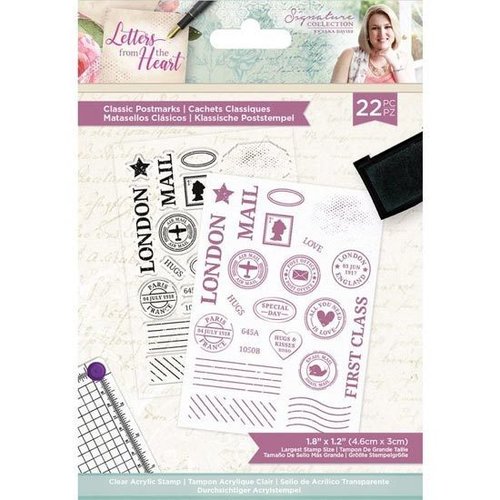 Crafters Companion Clear Stamps Classic Postmarks ST-CLPO