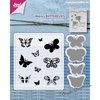 JoyCrafts Stanzschablone + Stamps Schmetterlinge 6004/0032