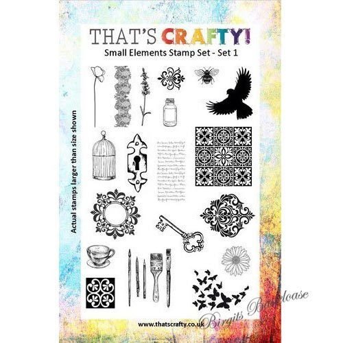 That‘s Crafty! Clear stamp A5 - Small Elements Set 1 - 104772