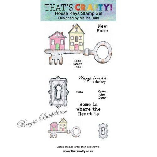 That‘s Crafty! Clear stamp Schlüssel, House Keys 105489