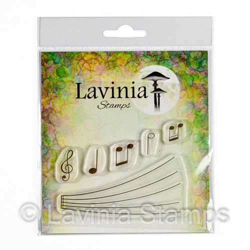Lavinia Stamps Musical Notes large LAV738