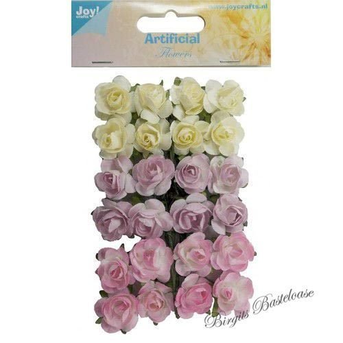 Joy!Crafts Paper Flowers 24 Papier Rosen 6370/0053