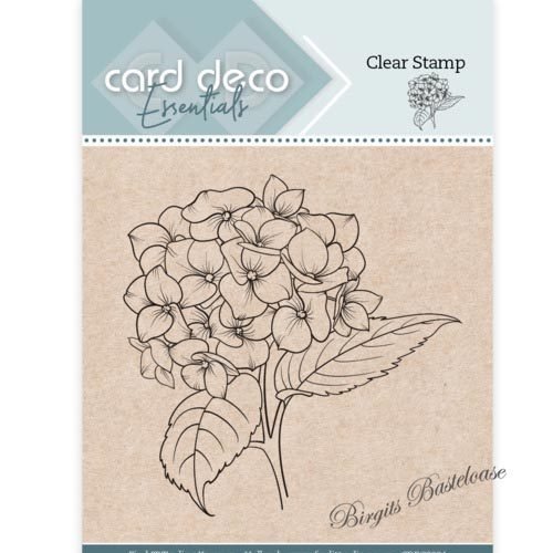 Card Deco Essentials Clear Stamps Hortensie CDECS084