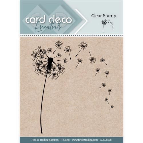 Card Deco Essentials Clear Stamps Dandelion CDECS098