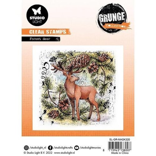 Studiolight Clear Stamps Grunge Hirsch SL-GR-STAMP320