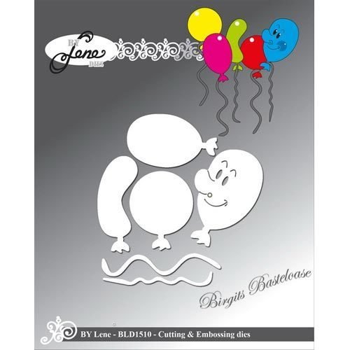 By Lene Stanzschablone Luftballon, Happy Balloon BLD1510