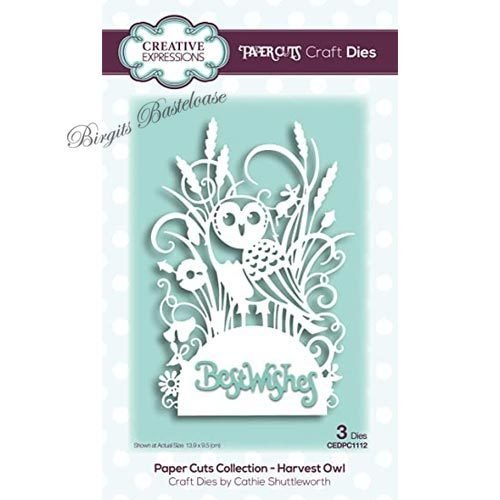 Creative Expressions Harvest Owl Stanzschablone CEDPC1112