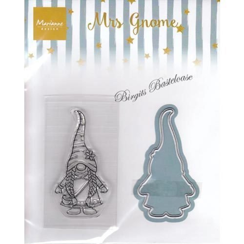 Marianne Design Clear Stamp & Die Mrs Gnome CS1112