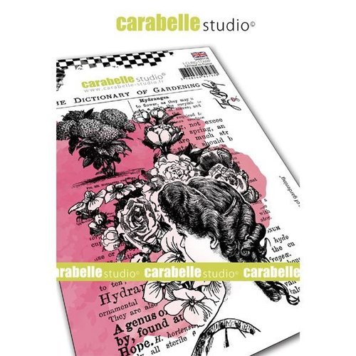 Carabelle Studio Stamp Mädchen mit Rosen SA60511E