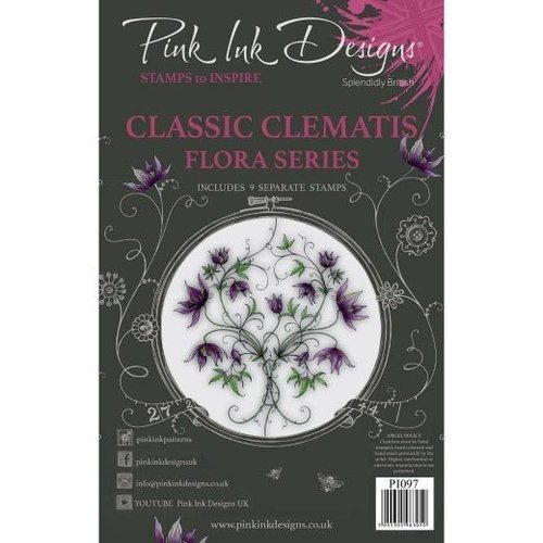 Pink Ink Design Clear Stamps Classic Clematis PI097