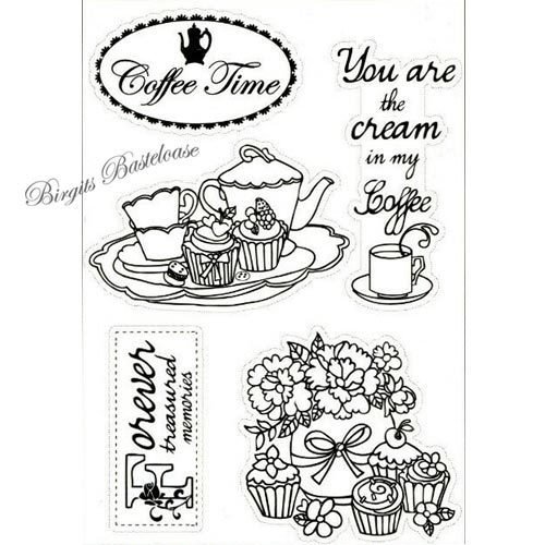 Marianne Design Clear Stamps Coffee time EWS2207