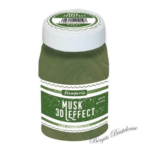 Stamperia Musk 3D Effect grün 100 ml K3P65
