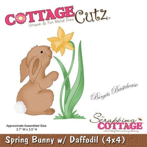 Cottage Cutz Stanzschablone Osterhase, Bunny CC4x4-570