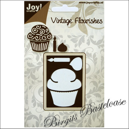 JoyCrafts Stanzschablone Muffin Vintage Flourishes 6003/0021