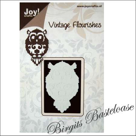 JoyCrafts Stanzschablone Eule Vintage Flourishes 6003/0018