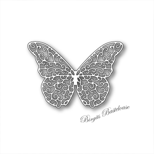 Poppystamps Stanzschablone Princess Butterfly 1136