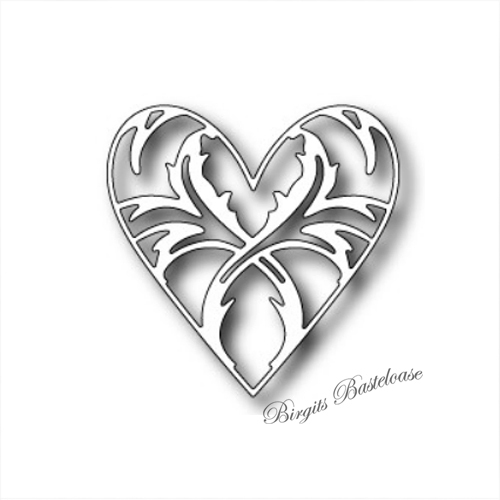 Memory Box Stanzschablone Enchanted Heart 99348 Herz