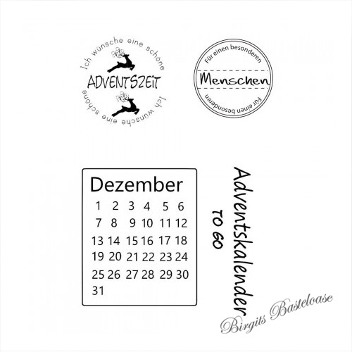 Efco Clear Stamps Advent - 4511103