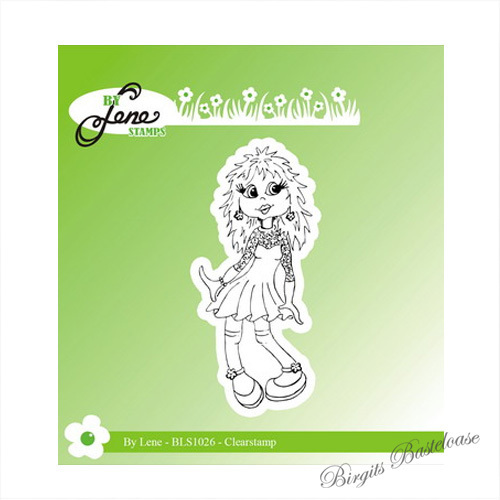 By Lene Clear Stamp Girl 2 - BLS1026