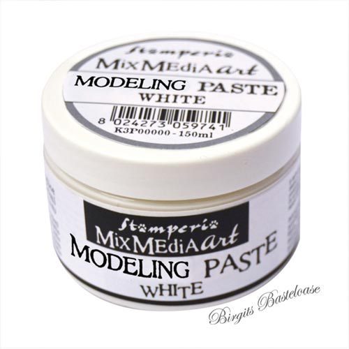 Stamperia Modelling Paste 150 ml weiß K3P38W