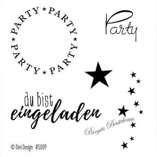Dini Design Clear Stamps Party 5009
