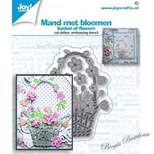 JoyCrafts Stanzschablone Korb mit Blumen 6002/1454