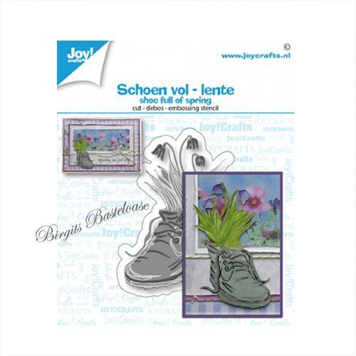 JoyCrafts Stanzschablone Schuh mit Blumen 6002/1501