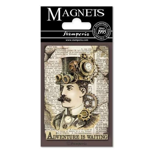 Stamperia Magnet - Fantastiques Man Steampunk EMAG003