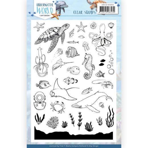Amy Design Clear Stamps Underwater World ADCS10068