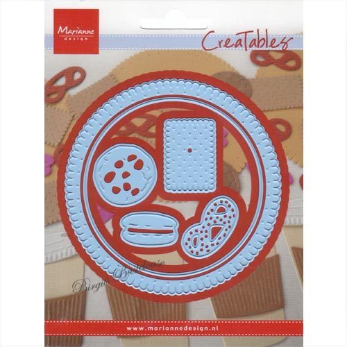 CreaTables Stanzschablone Kekse, Biscuit doily LR0715