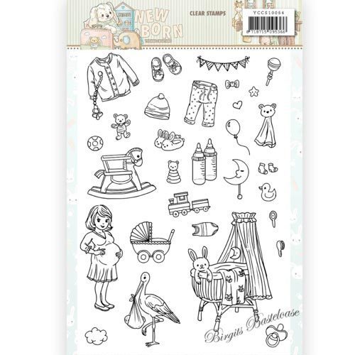Yvonne Creations Clear Stamps Baby, Newborn YCCS10064