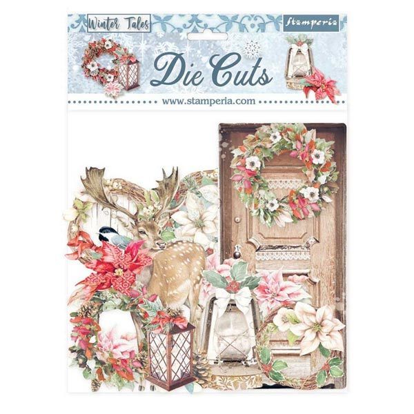 Stamperia Die Cuts - 35 tlg Winter Tales Christmas DFLDC42