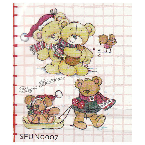 Marianne Design Clear Stamp Beary Sweet Winter SFUN0007