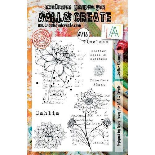 AALL & Create Stamp Dahlien, Scatter Kindness AALL-TP-716