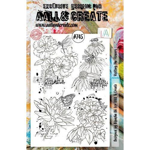 AALL & Create Stamp Visiting The Flowers AALL-TP-745