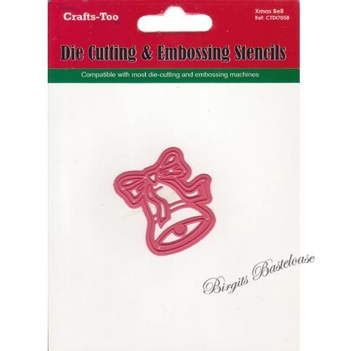 Crafts-Too Stanzschablone Weihnachtsglocke CTDI7058