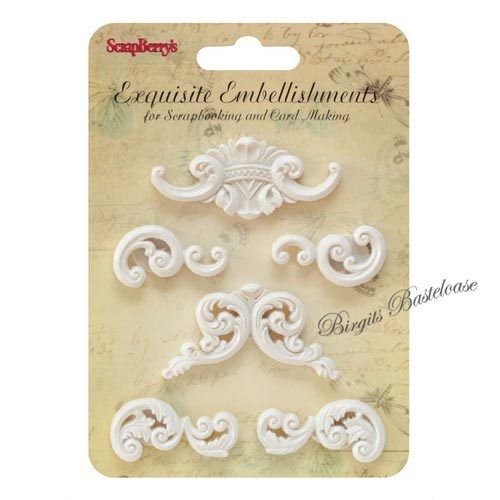 ScrapBerry's Embellishments Schnörkel, Ornament SCB26001027