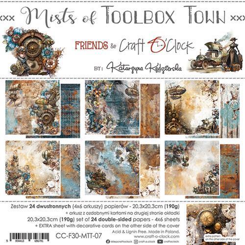 Craft O'Clock Paper Pack 20x20 Mists of Toolbox Town F30-MTT-07