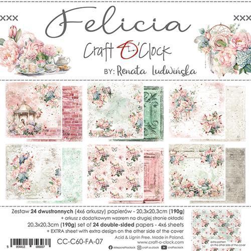 Craft O'Clock Paper Pack 20x20 Felicia CC-C60-FA-07