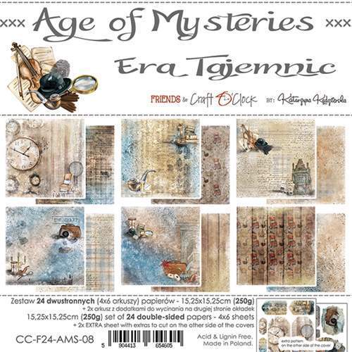 Craft O'Clock Paper Pack 15x15 Age Of Mysteries CC-F24-AMS-08