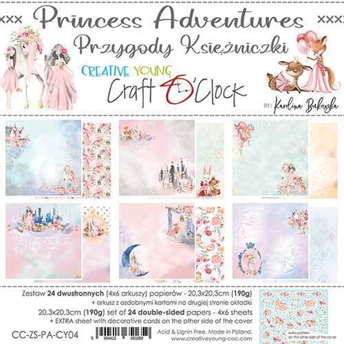 Craft O'Clock Paper Pack 20x20 Princess CC-ZS-PA-CY04