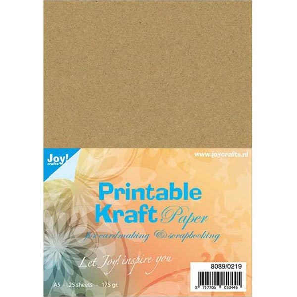 JoyCrafts Printable Kraft Paper A5 braun 8089/0219